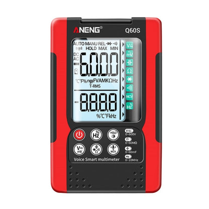 ANENG Automatic Intelligent High Precision Digital Multimeter, Specification: Q60s Voice Control(Red) - Consumer Electronics by ANENG | Online Shopping UK | buy2fix