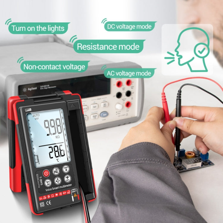 ANENG Automatic Intelligent High Precision Digital Multimeter, Specification: Q60s Voice Control(Orange) - Consumer Electronics by ANENG | Online Shopping UK | buy2fix