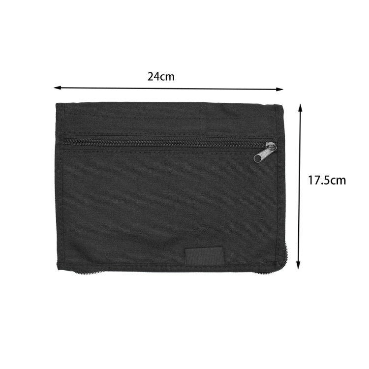 2 PCS B-L008 Car Oxford Cloth Multi-Pocket Portable File Storage Bag(Black) - In Car by buy2fix | Online Shopping UK | buy2fix