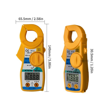 ANENG KT-87N Clamp Voltage And Current Measuring Multimeter(Blue) - Consumer Electronics by ANENG | Online Shopping UK | buy2fix