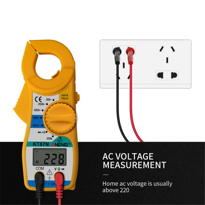 ANENG KT-87N Clamp Voltage And Current Measuring Multimeter(Blue) - Consumer Electronics by ANENG | Online Shopping UK | buy2fix