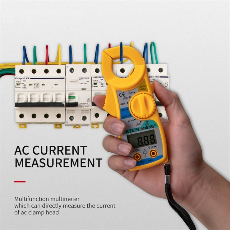 ANENG KT-87N Clamp Voltage And Current Measuring Multimeter(Red) - Consumer Electronics by ANENG | Online Shopping UK | buy2fix