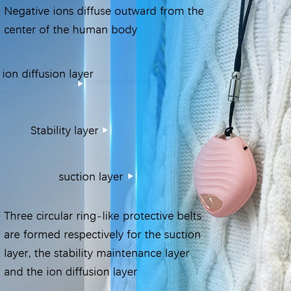 Neck Car Negative Ion Air Purifier(S02 Pink) - Home & Garden by buy2fix | Online Shopping UK | buy2fix