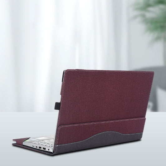 Laptop Anti-Drop Protective Case For HP Pavilion 14(Wine Red) - 14.1 inch by buy2fix | Online Shopping UK | buy2fix
