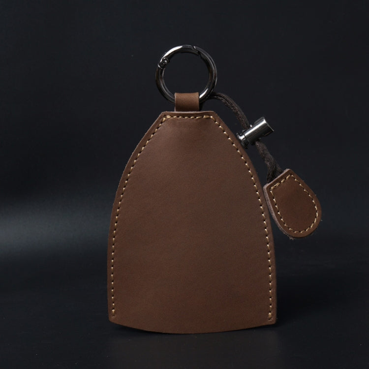 18Y-009 Vintage Handmade Leather Car Pull-Out Key Case(Oil Wax Skin Blue) by buy2fix