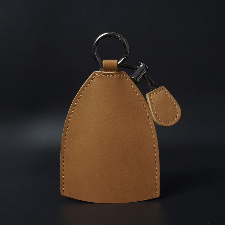 18Y-009 Vintage Handmade Leather Car Pull-Out Key Case(Oil Wax Skin Camel) by buy2fix