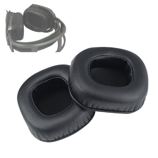 2pcs Sponge Earpads For Razer Tiamat 7.1 Headset(Black)
