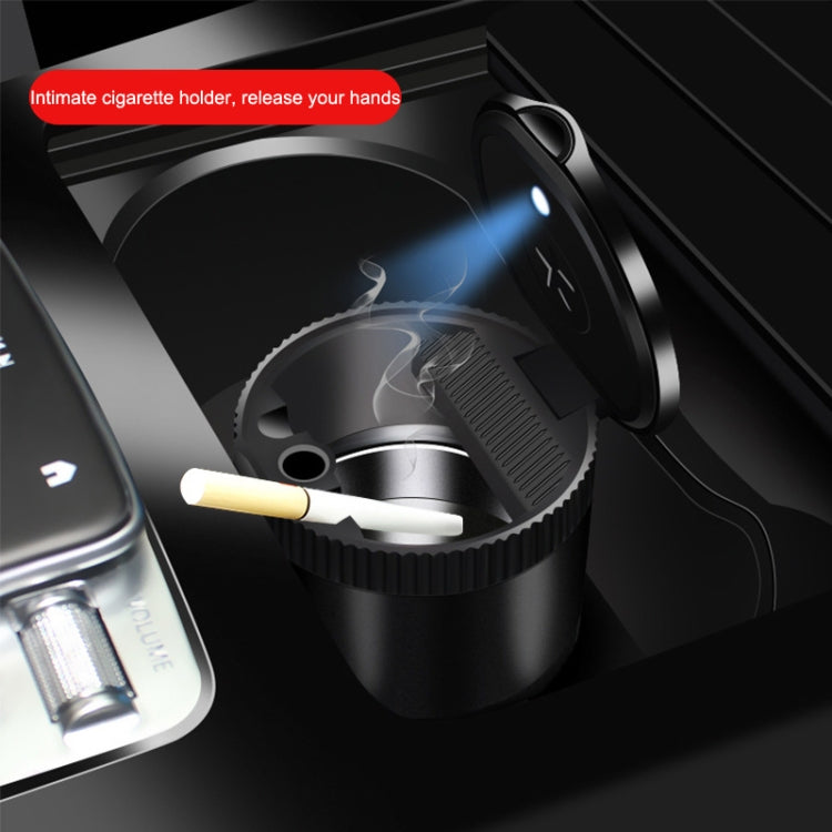 Car Ashtray With LED Ambient Light(Red) - In Car by buy2fix | Online Shopping UK | buy2fix