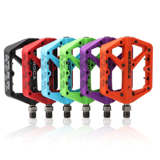 MEROCA Mountain Bike Nylon Pedal(Purple) - Pedals by MEROCA | Online Shopping UK | buy2fix