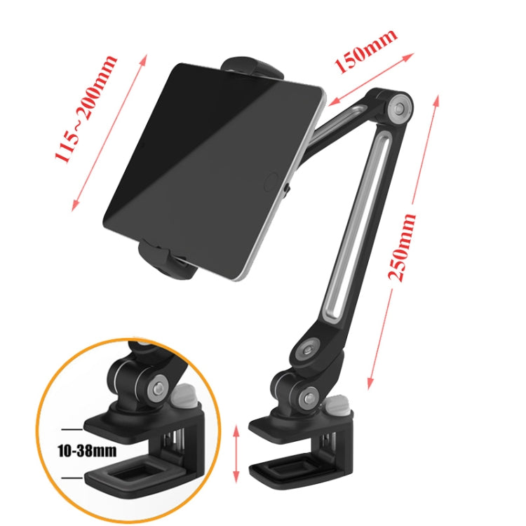 203B Snap-On Lazy Mobile Phone Bracket Bedside Desktop Tablet Bracket(White) - Lazy Bracket by buy2fix | Online Shopping UK | buy2fix