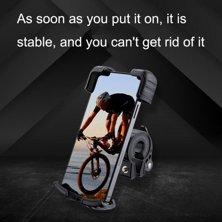 YYS-443-1 Bicycle Push Type Mobile Phone Navigation Bracket(Black) - Outdoor & Sports by buy2fix | Online Shopping UK | buy2fix