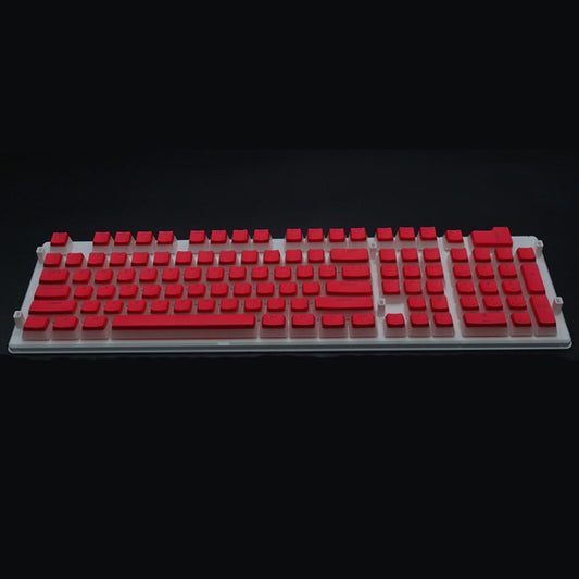 Pudding Double-layer Two-color 108-key Mechanical Translucent Keycap(Red) by buy2fix