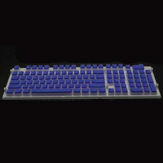 Pudding Double-layer Two-color 108-key Mechanical Translucent Keycap(Dark Blue) by buy2fix