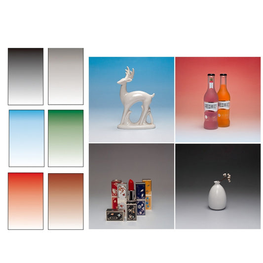 54 x 83cm Gradient Morandi Double-sided Film Photo Props Background Paper(Blue /Green) by buy2fix