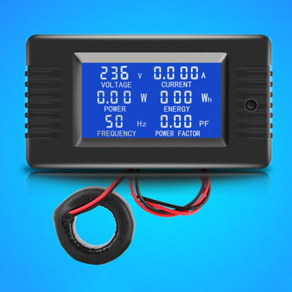 Peacefair English Version Multifunctional AC Digital Display Power Monitor, 100A (Closed CT) - Consumer Electronics by Peacefair | Online Shopping UK | buy2fix