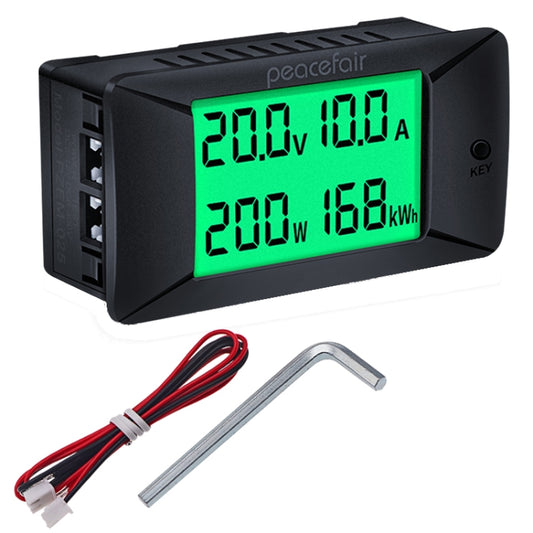 Peacefair PZEM-025 DC Multifunctional DC Digital Display Tester, Specification: 100A - Consumer Electronics by Peacefair | Online Shopping UK | buy2fix