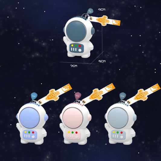 6052 USB Charging Mini Astronaut Shape Bladeless Fan(Blue) by buy2fix