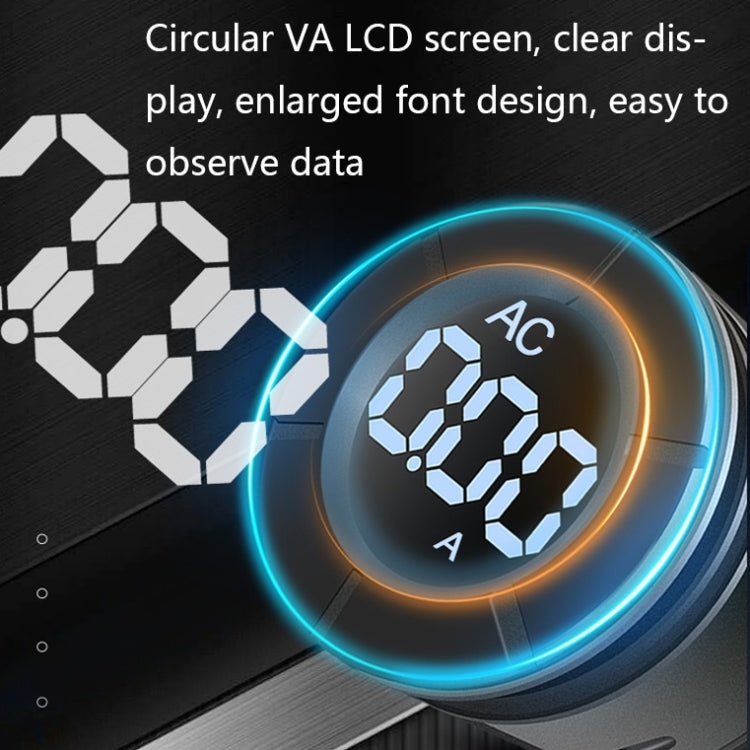 Peacefair PZEM-024A 100A Circular LCD AC Digital Ammeter, Specification: Open and Closed CT - Consumer Electronics by Peacefair | Online Shopping UK | buy2fix