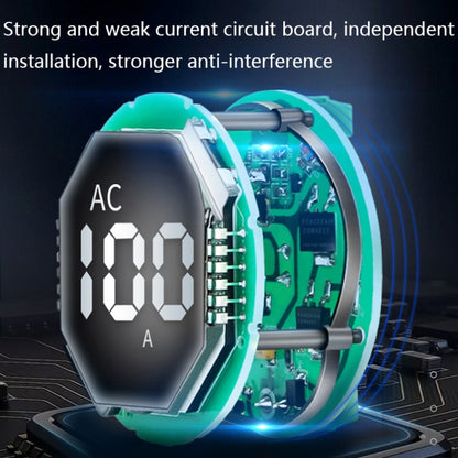 Peacefair PZEM-024A 100A Circular LCD AC Digital Ammeter, Specification: Open and Closed CT - Consumer Electronics by Peacefair | Online Shopping UK | buy2fix