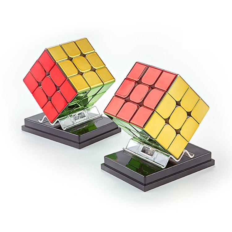 Electroplating Third-Order Magic Cube Educational Toys, Style: Magnetic Version - Magic Cubes by buy2fix | Online Shopping UK | buy2fix