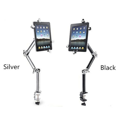 TB-03 Aluminum Alloy Tablet PC Stand Lazy Bedside Desktop Folding Camera Microphone Stand(Silver) by buy2fix
