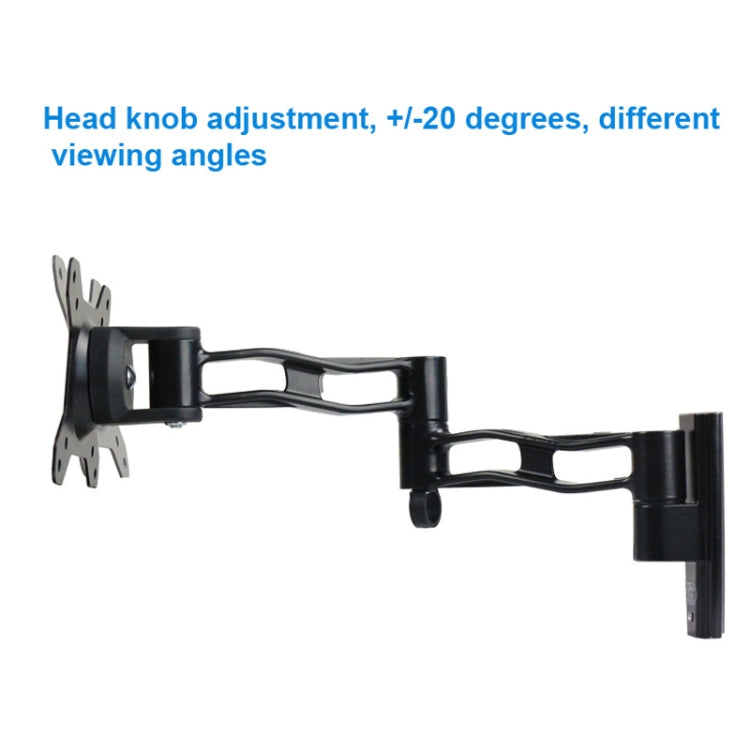 Gibbon Mounts L33 Monitor Bracket Wall Mounting Telescopic Rotating Aluminum Alloy TV Hanger - Consumer Electronics by Gibbon Mounts | Online Shopping UK | buy2fix