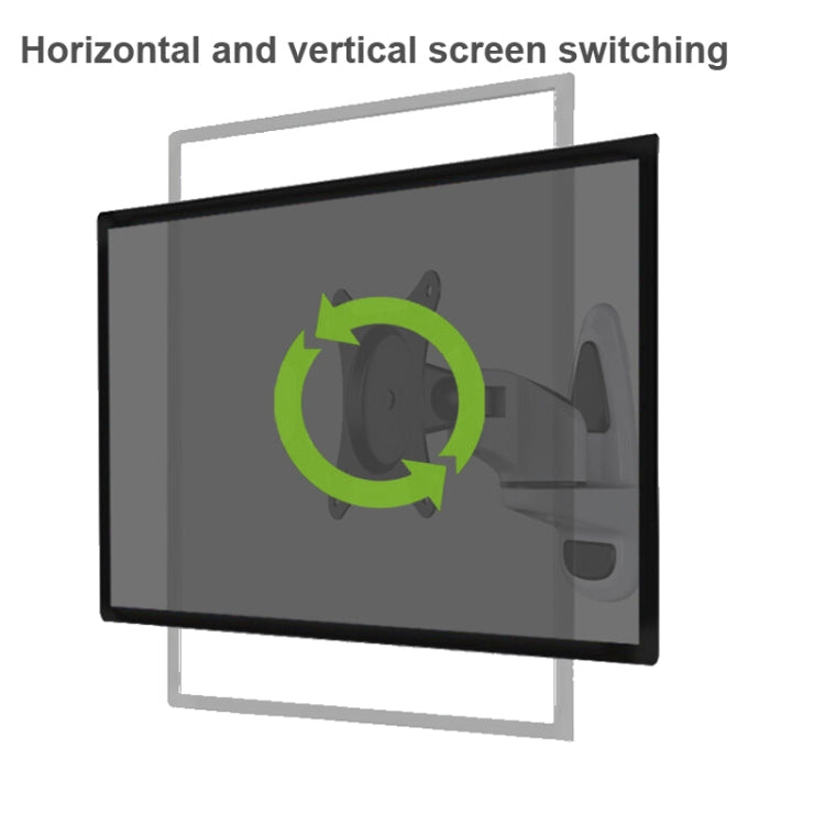 Gibbon Mounts FE110W Computer Monitor Wall Mount Universal Swivel Bracket(White) - Computer & Networking by Gibbon Mounts | Online Shopping UK | buy2fix