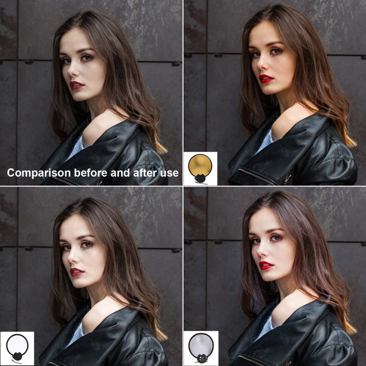 30cm Double-sided Beauty Photo Live Broadcast Fill Light Board with Storage Box(Silver White) - Camera Accessories by buy2fix | Online Shopping UK | buy2fix