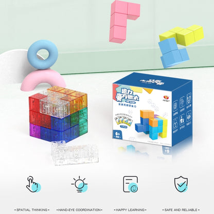 YJ8392 Puzzle Early Education Magnetic Building Block Magic Cube(Color) - Magic Cubes by buy2fix | Online Shopping UK | buy2fix