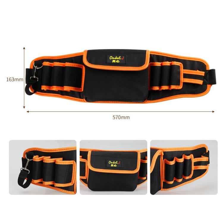 Onkel.J Electrician Waist Bag Canvas Multifunctional Tool Bag, Series: A Type - Storage Bags & Boxes by buy2fix | Online Shopping UK | buy2fix