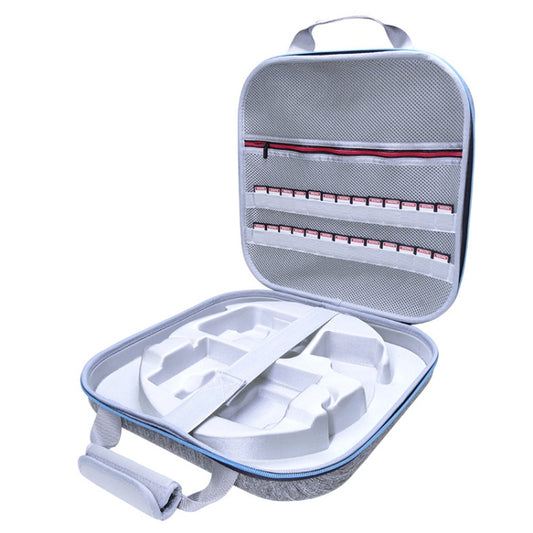 GH1865 EVA Hard Shell Fitness Ring Game Console Storage Bag For Nintendo Switch(Gray) by buy2fix