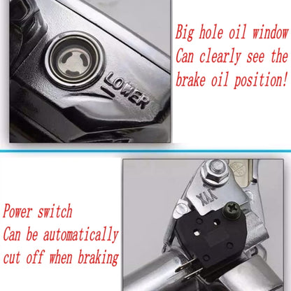 Chrome Motorcycle Brake For Honda CB400F/CB400SF /CB400 /CB500 /CBF500 /CBF600 /NC70(Right) by buy2fix