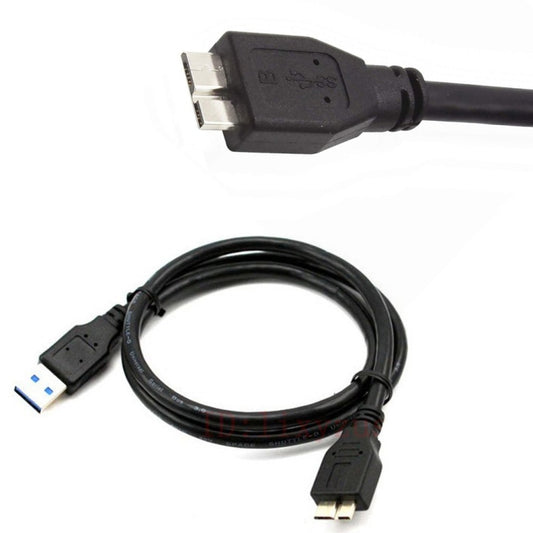 USB 3.0 Male To Micro USB HDD Data Cord For External Mobile HDD,Cable Length:1.8m(Black) by buy2fix