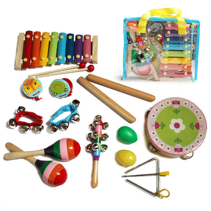 14 PCS / Set Children Orff Percussion Playset - Musical Instrument Toys by buy2fix | Online Shopping UK | buy2fix