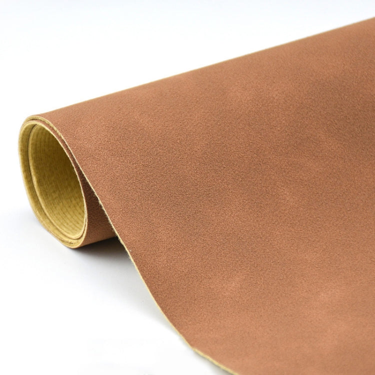 2 PCS 50 x 68cm Thickened Waterproof Non-reflective Matte Leather Photo Background Cloth( Light Brown) - Camera Accessories by buy2fix | Online Shopping UK | buy2fix