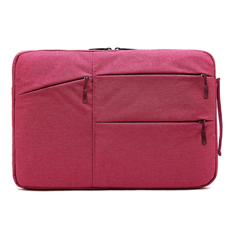 Zipper Type Polyester Business Laptop Liner Bag, Size: 14 Inch(Rose Red) - 14.1 inch by buy2fix | Online Shopping UK | buy2fix