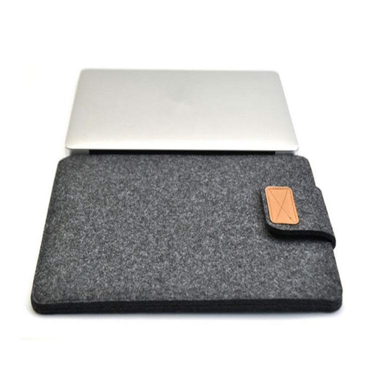 Vertical Felt Laptop Bag Tablet Sleeve Bag, Size: 14 Inch(Dark Gray) - 14.1 inch by buy2fix | Online Shopping UK | buy2fix