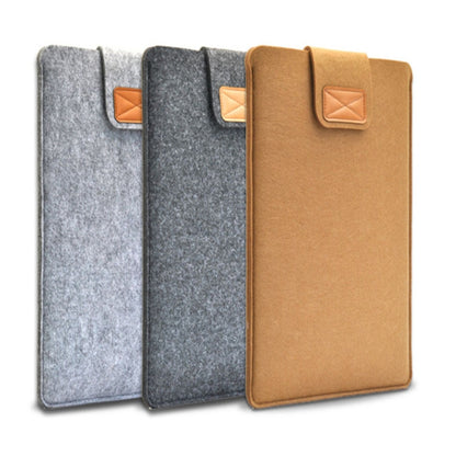 Vertical Felt Laptop Bag Tablet Sleeve Bag, Size: 14 Inch(Light Grey) - 14.1 inch by buy2fix | Online Shopping UK | buy2fix