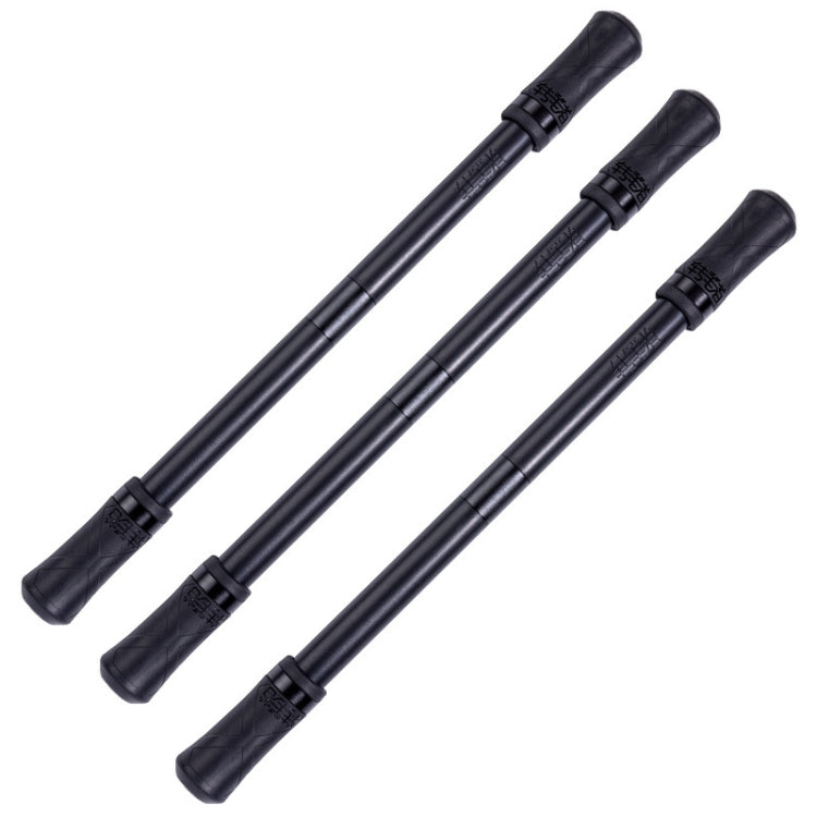 3 PCS Beginners Non-slip Wear-resistant Portable Rotating Pen(Black + Silver) - Fidget Cube by buy2fix | Online Shopping UK | buy2fix