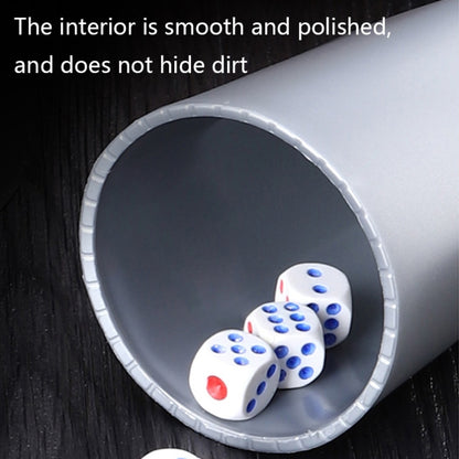 6 PCS Bar Thickening Anti-skid Dice Cup, Style: Little Waist(Golden) - Gambling by buy2fix | Online Shopping UK | buy2fix