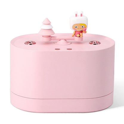 Geometry Band Music Box Large Fog Volume Hydrating Humidifier, Style: Charging Model(Pink) - Home & Garden by buy2fix | Online Shopping UK | buy2fix