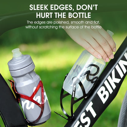 WEST BIKING Bicycle Aluminum Beverage Bottle Holder, Colour: Black - Holders by WEST BIKING | Online Shopping UK | buy2fix