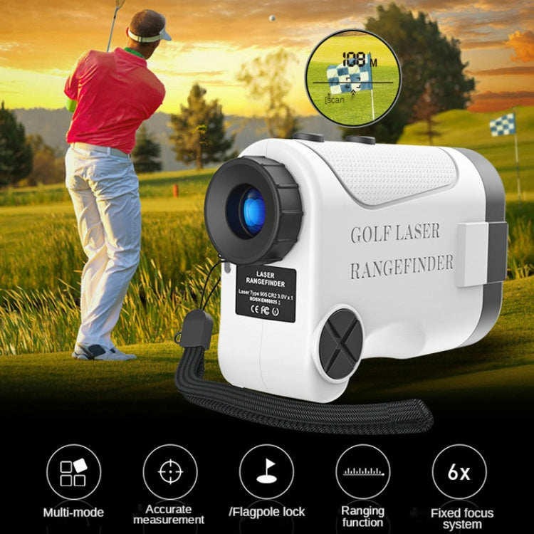 APEXEL 800m Golf Rangefinder Hunting Telescope Infrared Speedometer(White) - Binoculars by APEXEL | Online Shopping UK | buy2fix