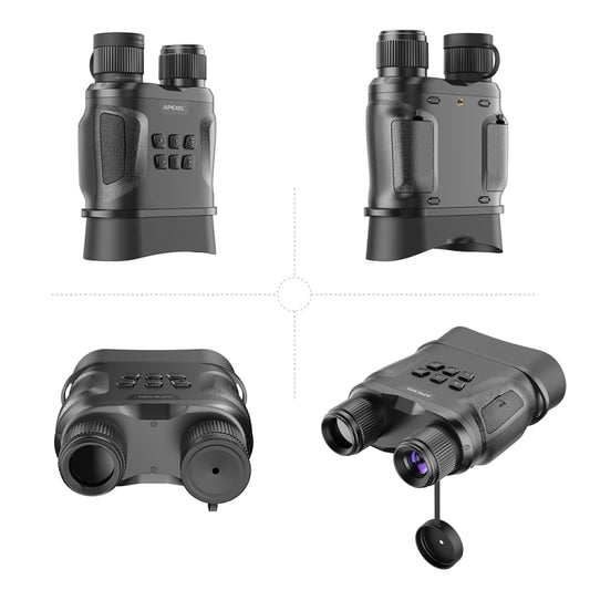 APEXEL Night Vision Binoculars With Video Recording HD Infrared Telescope For Hunting(Black) by buy2fix