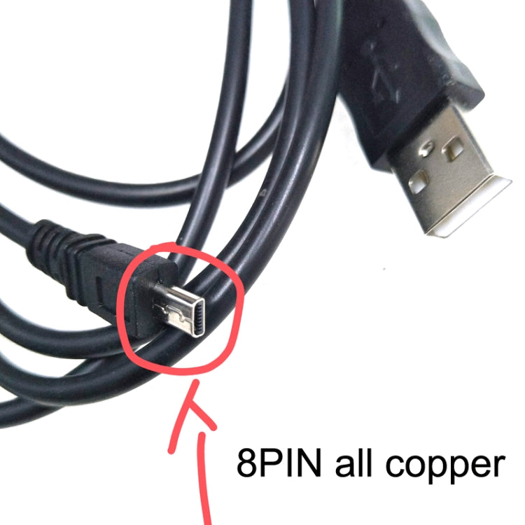 20 PCS 8Pin SLR Camera Cable USB Data Cable For Nikon UC-E6, Length: 1m With Magnetic Ring - Camera Accessories by buy2fix | Online Shopping UK | buy2fix