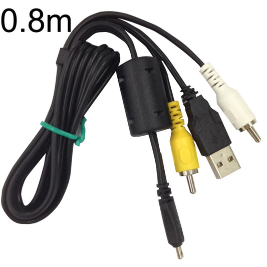 20 PCS 8Pin SLR Camera Cable USB Data Cable For Nikon UC-E6, Length: 0.8m With AV - Camera Accessories by buy2fix | Online Shopping UK | buy2fix