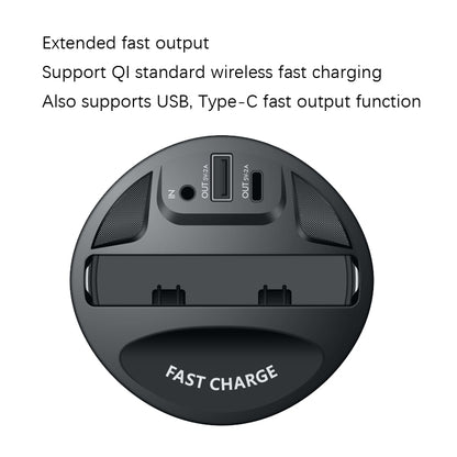 Car Cup 4 In 1 Wireless Charger Support 15W/10W/7.5W/5W Wireless Charging(X13 ) - In Car by buy2fix | Online Shopping UK | buy2fix