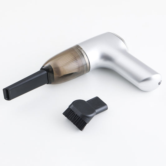 Home Handheld Desktop Cleaning Wireless Vacuum Cleaner Small Powerful Car Vacuum Cleaner(Silver) by buy2fix