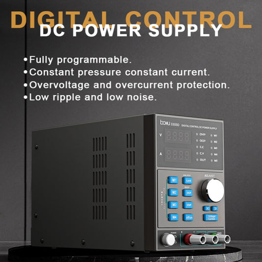 BAKU BA-3305D 5A/30V CNC DC High Power Supply(US Plug) by BAKU
