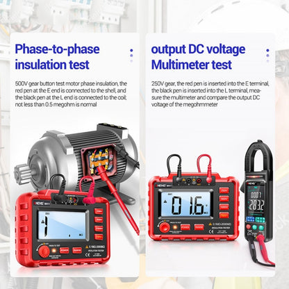 ANENG MH11 High Voltage Digital Insulation Resistance Voltage Tester(Red) - Consumer Electronics by ANENG | Online Shopping UK | buy2fix